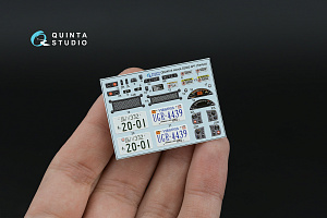 Honda S2000 AP1  3D-Printed & coloured Interior on decal paper (Tamiya) (with metal sticker parts)