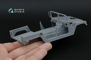 Humvee family 3D-Printed & coloured Interior on decal paper (ICM)