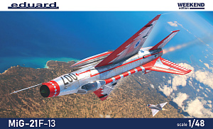 Model kit 1/48 Mikoyan MiG-21F-13 1/48 he Weekend edition (Eduard kits)