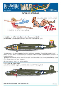 Decal 1/32 Catch 22 North-American Mitchells B-25J-25NC 44-30748 'Heavenly Body' (Kits-World)