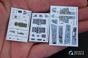 Su-17M4/22M4 3D-Printed & coloured Interior on decal paper (for KittyHawk kit)