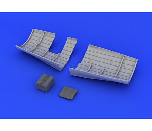 Additions (3D resin printing) 1/48 Spitfire Mk. IX Advanced (designed to be used with Eduard kits)