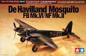 Model kit 1/72 De Havilland Mosquito FB Mk.VI/NF Mk.II (Tamiya) (damage box)