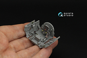 Nakajima Ki-84 Hayate 3D-Printed & coloured Interior on decal paper (Hasegawa)