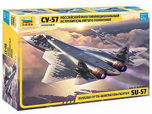 Model kit 1/72 Sukhoi Su-57 Frazor (Felon) (Zvezda)