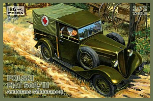 Model kit 1/72 Polski Fiat 508/III Ambulance (IBG Models)