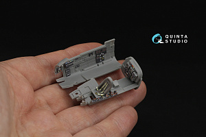 Ju 88A-4 3D-Printed & coloured Interior on decal paper (Hasegawa)