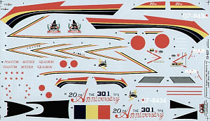 Decal 1/72 Phar East McDonnell F-4EJ Phantoms Part 2. (CAM)
