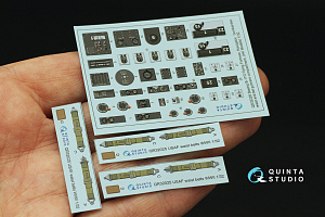 Boeing B-17G Navigator, bombardier, waist and tail gunners compartments. 3D-Printed & coloured Interior (HK models)