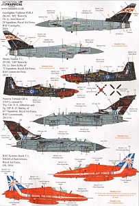 Decal 1/72 RAF 2014 Update (Xtradecal)