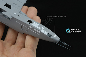 Su-25 Exterior Set Pt.1: muzzle attachments, armored headrest, external sensors, built-in ladder, pitot tubes and antennas  (Zvezda)