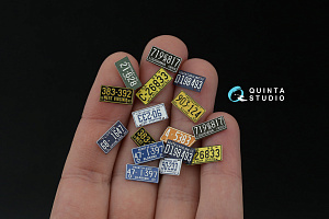 Southeastern U.S. License Plates 1950-1960 Pt.1 (All kits) (with metal base)