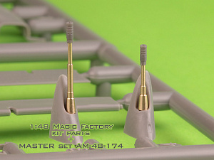 Aircraft detailing sets (brass) 1/48 Douglas A-4 Skyhawk - Colt Mk12 20mm autocannon barrels