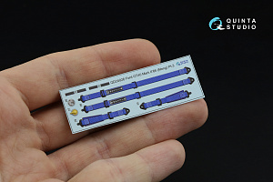 Ford GT40 Mark II '66 3D-Printed & coloured Interior on decal paper (Meng) (with 3D-printed resin and metal sticker parts)