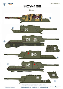 Decal 1/35 ISU-152 Part 1 (Colibri Decals)