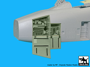 Additions (3D resin printing) 1/48 Fairchild A-10A/A-10C big set (designed to be used with Italeri kits)