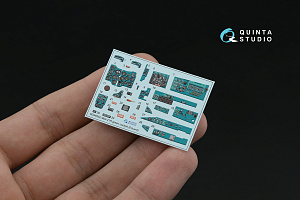 MiG-21R (green cockpit panels) 3D-Printed & coloured Interior on decal paper (Eduard) (with 3D-printed resin parts)