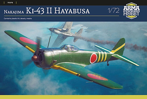 Model kit 1/72 Nakajima Ki-43-II Hayabusa (Arma Hobby) (damaged box)