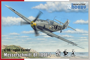 Model kit 1/72 Messerschmitt Bf 109E-1 'J/88 Legion Condor' (Special Hobby)