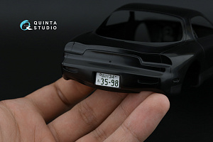 Efini-Mazda RX-7FD 3D-Printed & coloured Interior on decal paper (Aoshima)