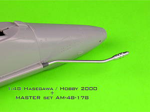 Aircraft detailing sets (brass) 1/48 Douglas A-4 Skyhawk - BENT refueling probe boom (used on versions Douglas A-4M/N, Douglas OA-4M & late Douglas A-4E/F & Douglas TA-4F/J)
