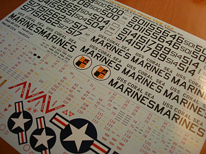 Decal 1/32INTRUDERS FROM THE SEA¶USN/USMC Grumman A-6A, A-6B, & KA-6D Intruders in the Vietnam War  (AOA Decals)