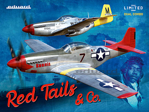 Model kit 1/48 RED TAILS & Co. DUAL COMBO (Eduard kits)