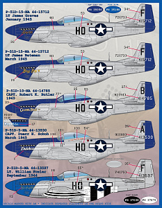 Decal 1/48 "Meyers Maulers Part2" (Furball Aero-Design)