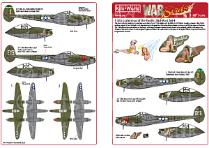 Decal 1/48  Lockheed P-38 Lightning (Kits-World)