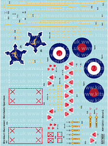 Decal 1/32 Blackburn Buccaneers RAF and other operators (Kits-World)