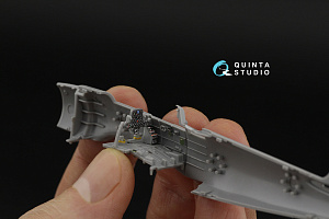 Nakajima Ki-84 3D-Printed & coloured Interior on decal paper (Arma Hobby)