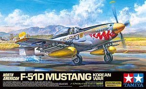 Model kit 1/32 North-American F-51D Mustang Korean War (Tamiya) (damaged box) 