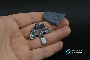 F-15C PAD-upgraded 3D-Printed & coloured Interior on decal paper (Tamiya) (with 3D-printed resin parts)