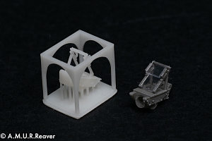 Additions (3D resin printing) 1/48 SEPECAT Jaguar Gr.1A Cab Upgrade Kit (A.M.U.R.Reaver) 