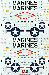Decal 1/48 McDonnell F-4N Phantom (CAM)