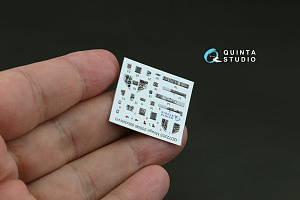 Mirage 2000B 3D-Printed & coloured Interior on decal paper (Modelsvit)