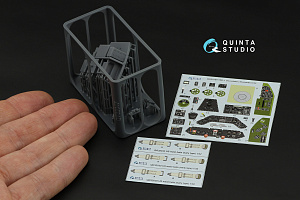 TBD-1 Devastator 3D-Printed & coloured Interior on decal paper (Trumpeter) (with 3D-printed resin parts)