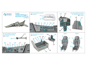 MiG-27M Flogger-J 3D-Printed & coloured Interior on decal paper (Trumpeter)