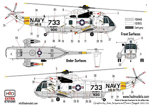 Decal 1/72 SH-3H Seaking 'Final Countdown Movie' (HAD)