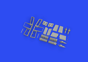 Additions (3D resin printing) 1/48 Hawker Tempest Mk.II gun bays (designed to be used with Eduard kits and Special Hobby kits