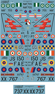 Decal 1/48 Sepecat Jaguar GR.1/GR.1A Part 2 (7) (Xtradecal)
