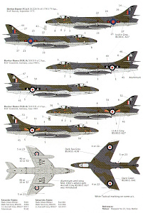Decal 1/72 Hawker Hunter FGA.9/FR.10 (Xtradecal)