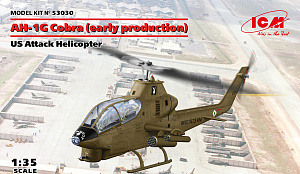 Model kit 1/35 Bell AH-1G Cobra US Attack Helicopter (ICM)