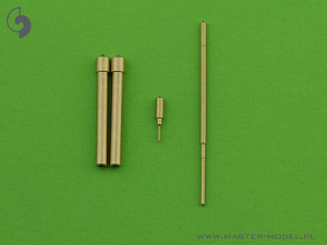 Aircraft detailing sets (brass) 1/32 Heinkel He-162-2 Salamander - armament and detail set (MG 151 barrel tips, nose gear indicator and Pitot Tube) (designed to be used with Revell kits) 