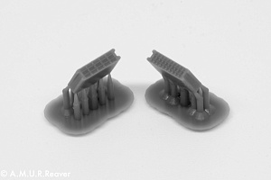 Additions (3D resin printing) 1/48 IR and RL trap blocks for SEPECAT Jaguar (UK) (A.M.U.R.Reaver) 