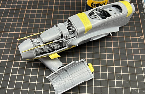 Model kit (3D resin printing) 1/48 Yak-15 jet fighter aircraft (Advanced) (KepModels)