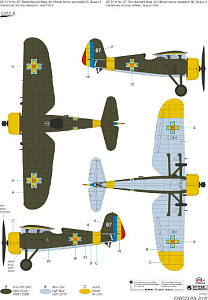 Model kit 1/72 PZL P.11F In Rumania (Frrom-Azur)