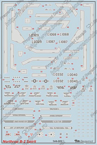 Decal 1/144 Northrop B-2A (Begemot)