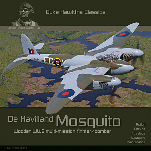 Aircraft books Duke Hawkins: De Havilland Mosquito DH-C004 - 116 pages (HMH-Publications)
