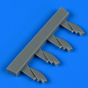 Additions (3D resin printing) 1/72 Petlyakov Pe-2 air intakes (designed to be used with Zvezda kits)